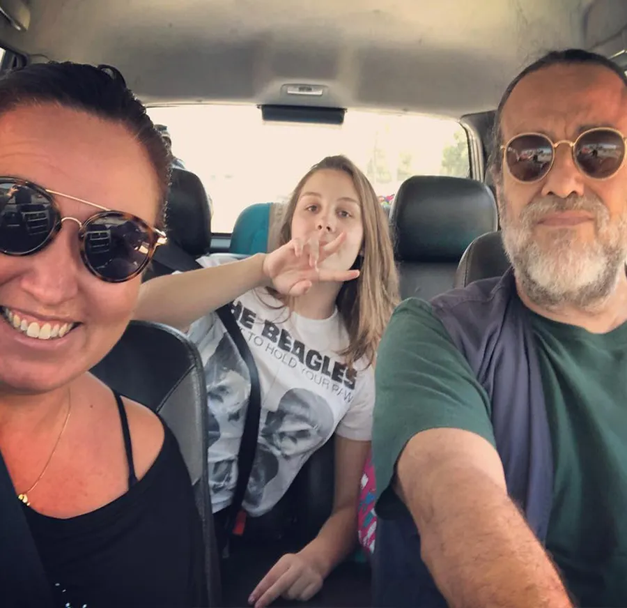 Happy DBS Finance customers on a road trip